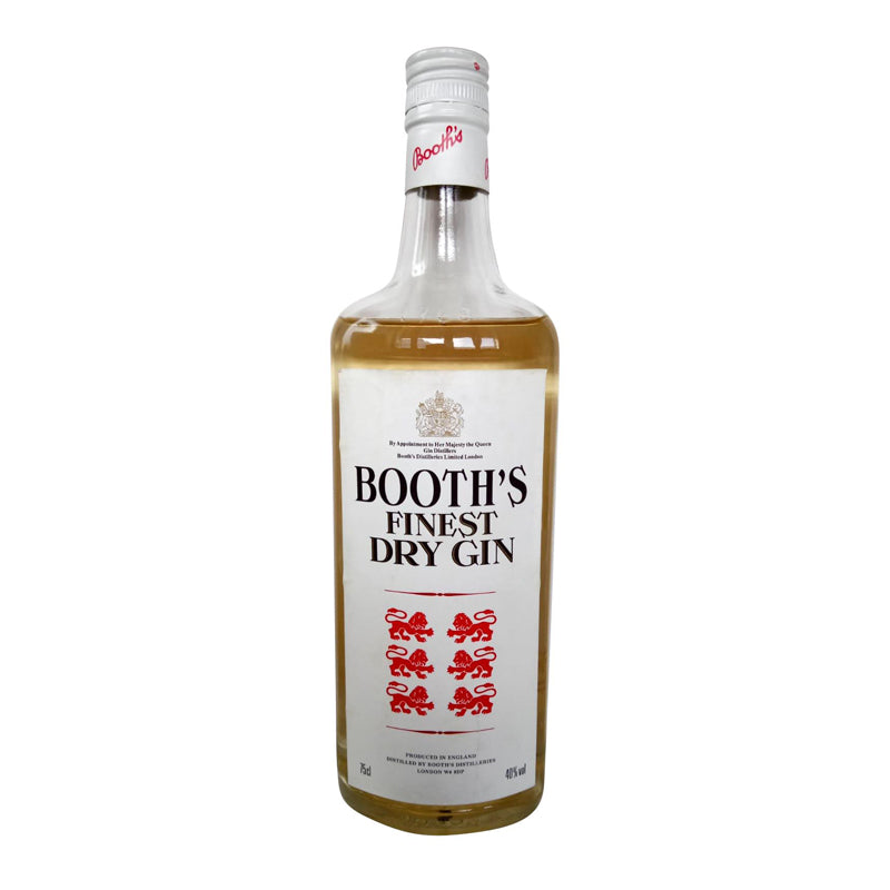 Booth's Finest Dry Gin - Vintage bottled 1990s