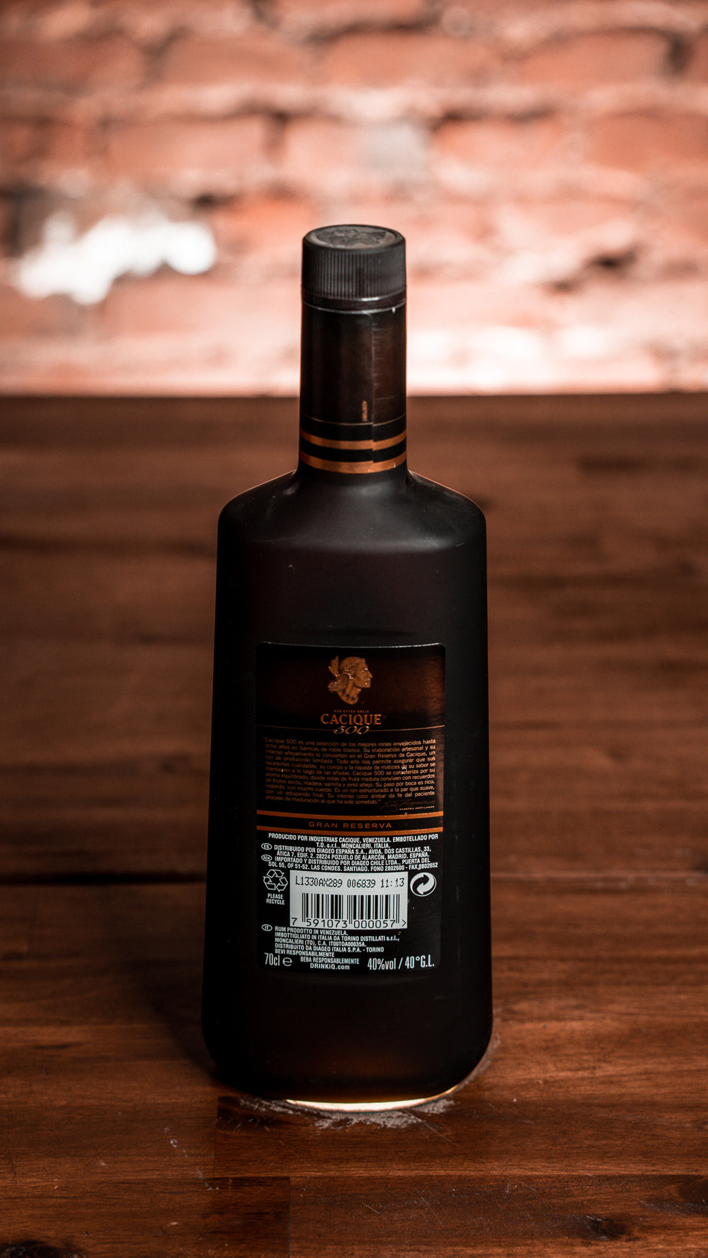Cacique 500 Rum Extra Anejo - Vintage Edition bottled 1990s 40% 0,7l - Spirituosengalerie